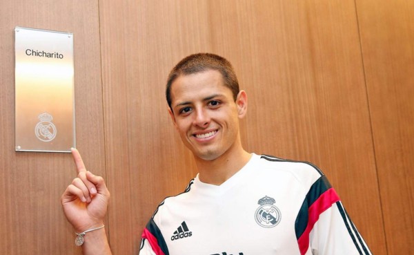 Chicharito recorrió las instalaciones del Real Madrid
