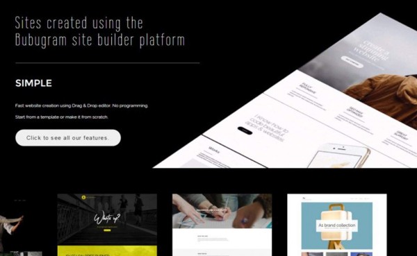 Bubugram, la plataforma para crear tu Sitio Web Gratis