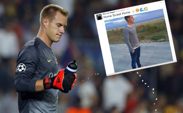 Ter Stegen tuitea 'Hogar, dulce hogar' sobre el supuesto interés del Manchester City