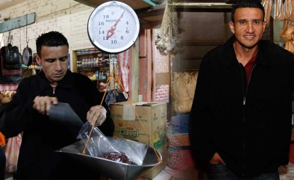 'Maco' Mejía, de rudo volante a vendedor de arroz y frijoles en Santa Rosa de Copán