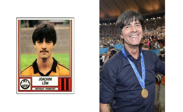 Así lucían los ténicos de la Euro en su época de jugadores en cromos