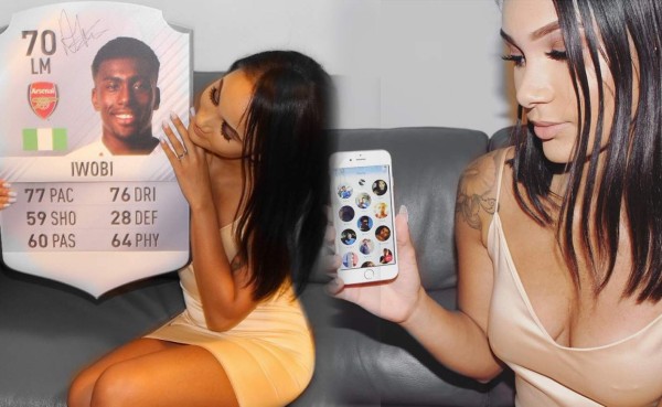 Figura del Arsenal convence a su bella novia para que presente sus estadísticas de Fifa