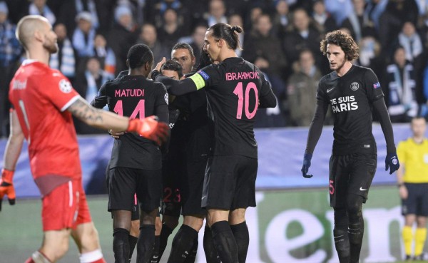 'Manita' del PSG al Malmoe y avanza en la Champions League