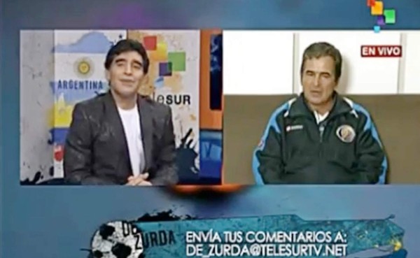 VIDEO: Diego Maradona entrevistó a Jorge Luis Pinto