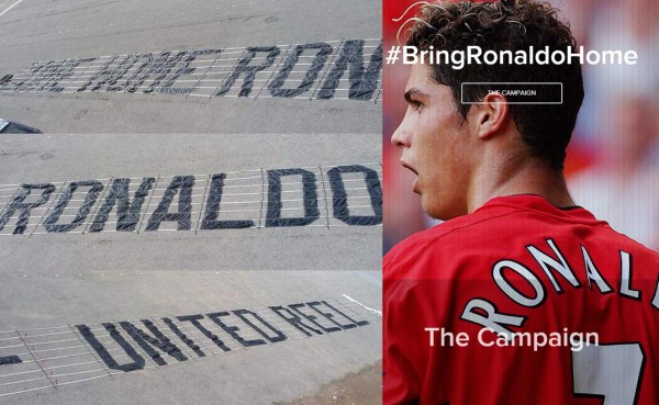 Avioneta sobrevolará El Madrigal para pedir regreso de Cristiano a Manchester