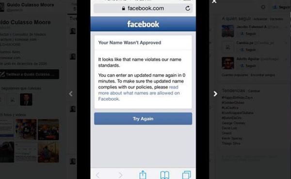 Se apellida Culasso y Facebook le cierra su cuenta por 'nombre ofensivo'