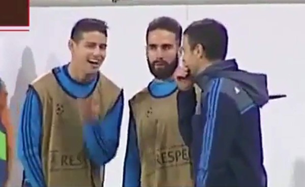 VIDEO: Carcajadas de James Rodríguez no causan gracia en el madridismo