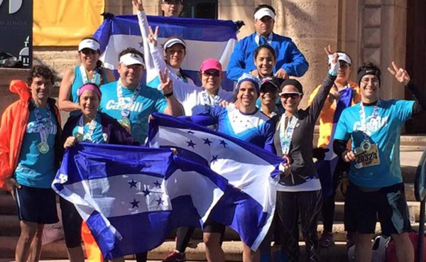 Hondureños compitieron en la Maratón de Miami