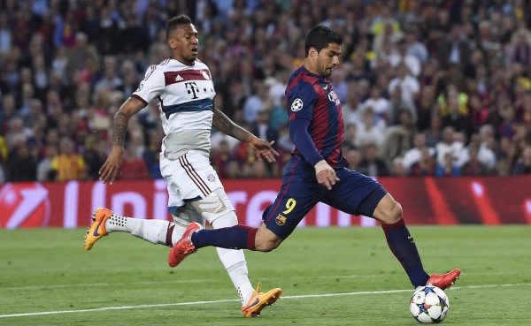 VIDEO: El terrible fallo de Luis Suárez ante Bayern Múnich