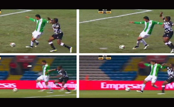 Brayan Beckeles comete penal y lo expulsan en Portugal