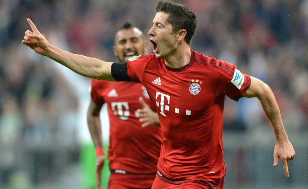 La joya de gol de Robert Lewandowski ante el Wolfsburgo