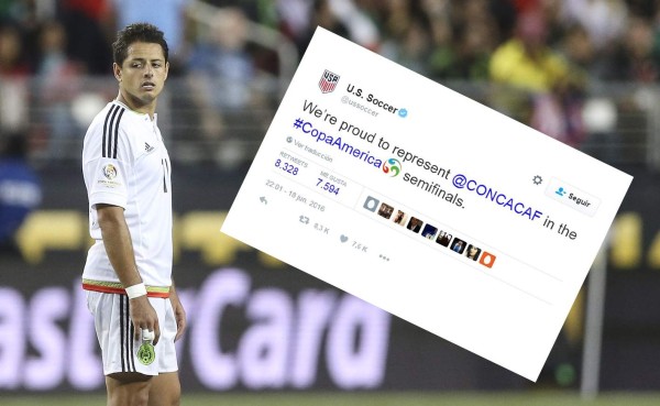 US Soccer se burla de la goleada de México en su cuenta de Twitter