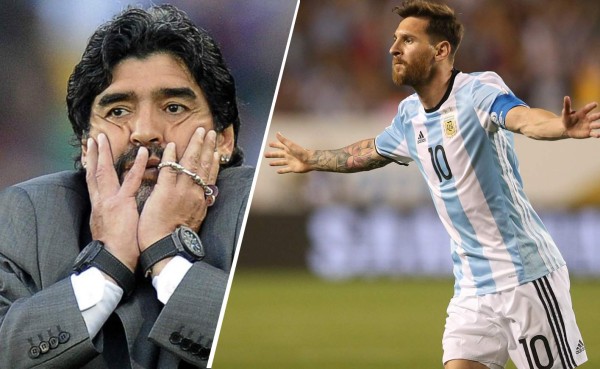 Messi responde a Maradona tras las críticas: 'Siempre tomo todos sus consejos'