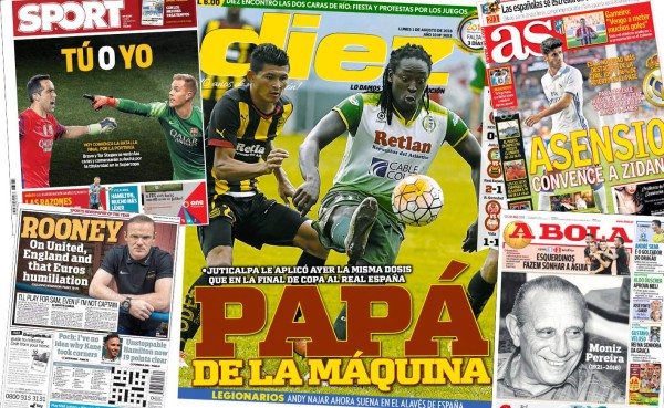 Las portadas de los diarios deportivos más importantes de este lunes