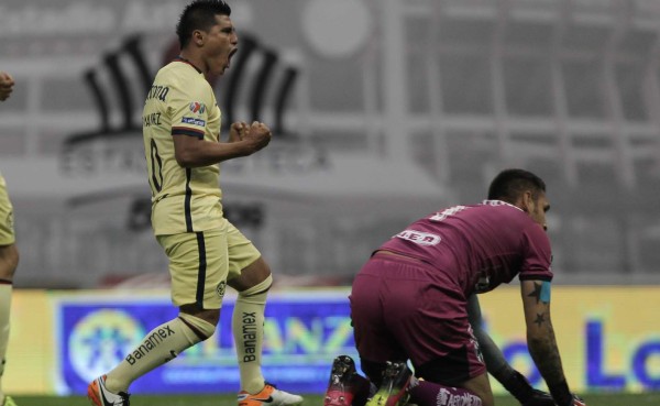 América golpea primero a Monterrey en las semifinales del fútbol de México