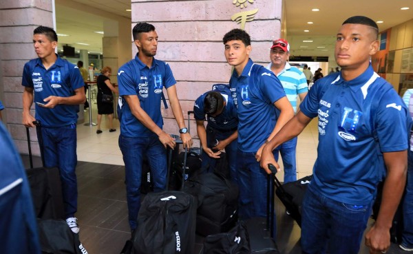 Selección Sub-23 de Honduras viajó hacía Estados Unidos