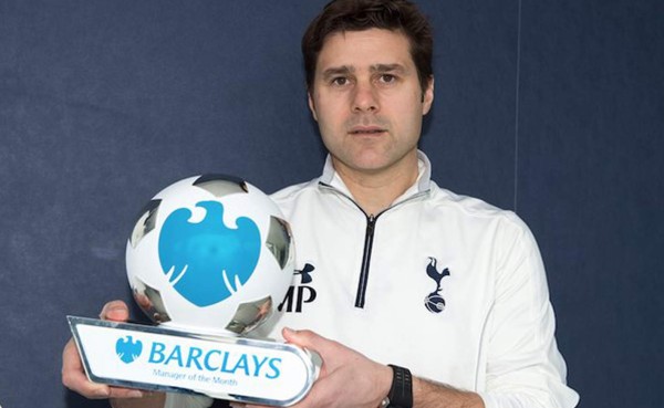 Pochettino, declarado de nuevo mejor entrenador del mes en la Premier
