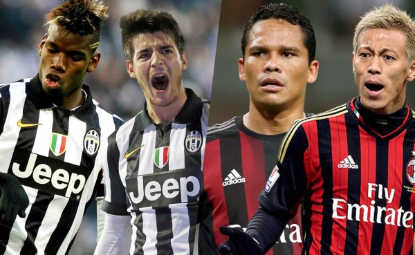 Juventus contra Milan, un clásico para proseguir la remontada