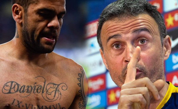Luis Enrique sobre video de Alves: 'Seguro que la intención no era molestar''