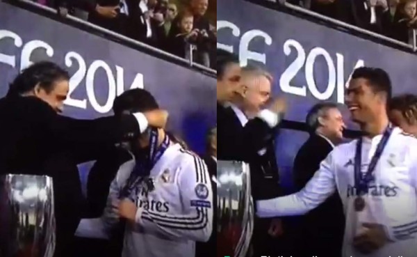 VIDEO: Platini le quiso dar doble medalla a Cristiano