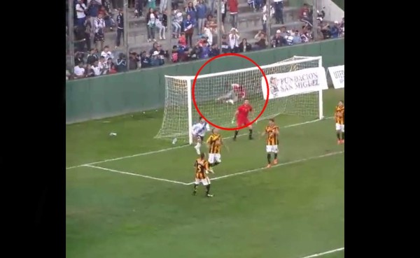 VIDEO: Angustiante imagen de aficionado que se tira desde las gradas al césped