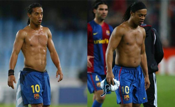 TOP 5: Los futbolistas con más sobrepeso de la historia