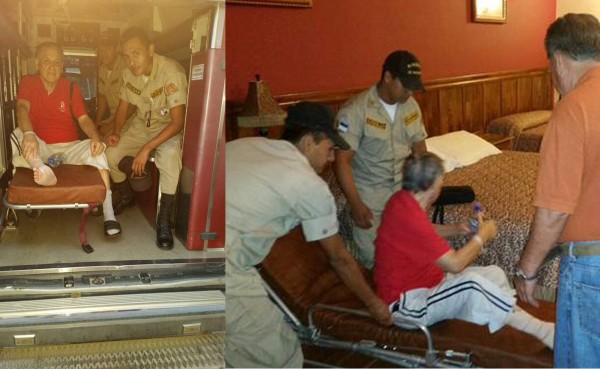 Chelato Uclés retornó a Honduras para continuar con su recuperación