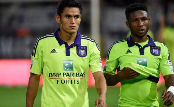 Andy Najar se lesiona en calentamiento y no jugó con Anderlecht