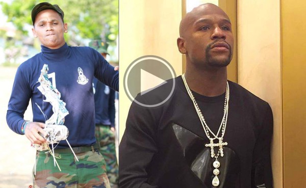 VIDEO: Welcome le pide un millón de dólares prestados a Mayweather