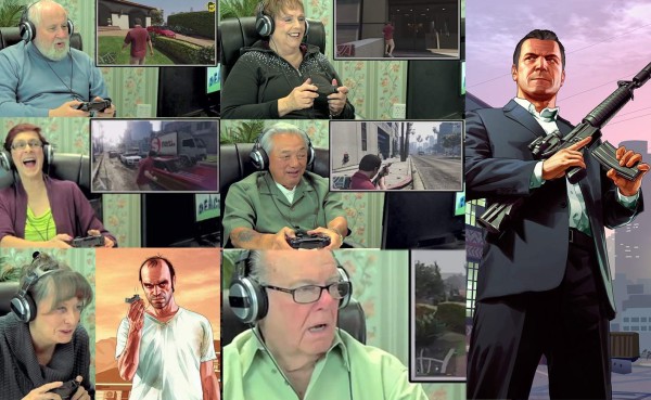 VIDEO: La reacción de unos ancianos al jugar GTA V