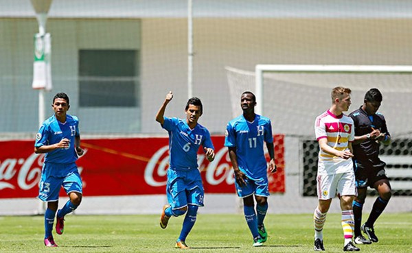 Sub 17 de Honduras ganó a Escocia por la Copa de Naciones