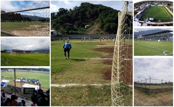 Así son las canchas donde se juega el Ascenso en el norte de Honduras