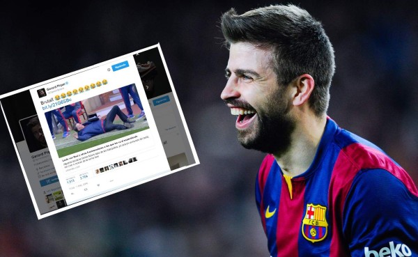 Van Gaal es el último objetivo de burlas de Piqué en Twitter