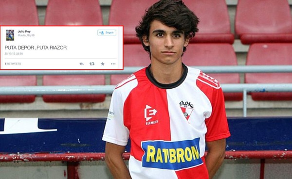 Por ofensivo tuit, Deportivo La Coruña desiste en contratar jugador
