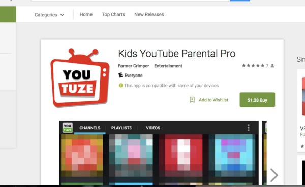 Conoce Youtuze, la app de Youtube para los niños
