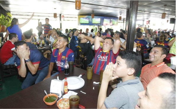 Gran ambiente en Honduras por el Barcelona-Real Madrid
