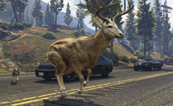 VIDEO: El misterioso ciervo que se ha visto en el vecindario del GTA V