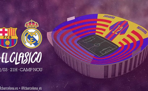 VIDEO: Así será el mosaico en el Camp Nou para el Barcelona-Real Madrid