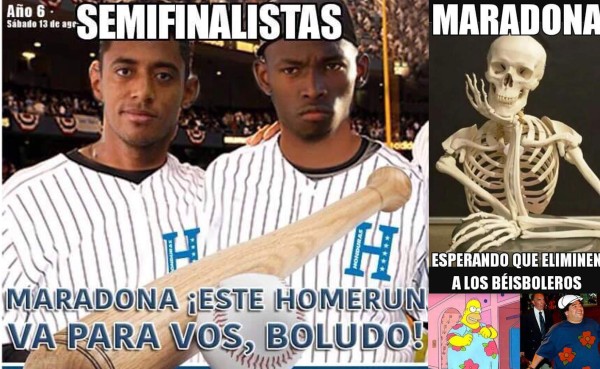 Los hondureños no se olvidaron de Maradona y le dedican el triunfo con ocurrentes memes