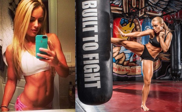 Amanda Saccomano, la bella mujer maniática del fitness y participante en WWE