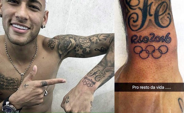 Neymar y seleccionados de Brasil se tiñen el pelo y se tatúan Río 2016
