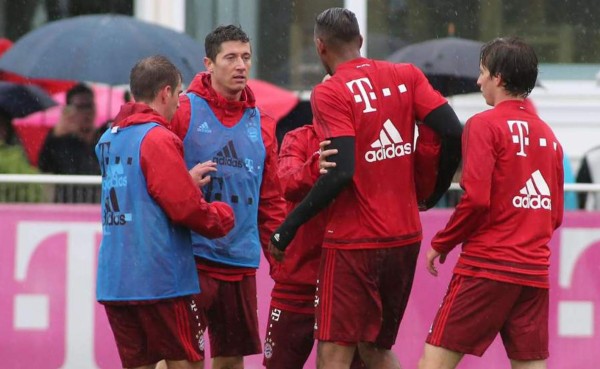 Conato de pelea entre Boateng y Lewandowski en el entrenamiento del Bayern