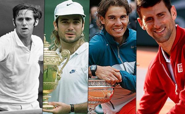 Los ocho jugadores que consiguieron ganar los cuatro Grand Slam