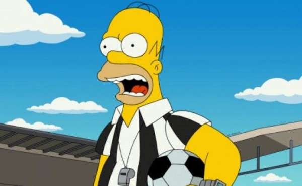 VIDEO: ¡España soborna árbitro en el Mundial!... de Los Simpson