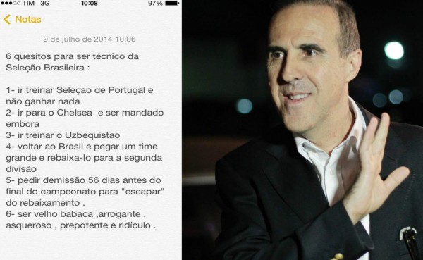 Representante de Neymar atacó sin piedad a Scolari