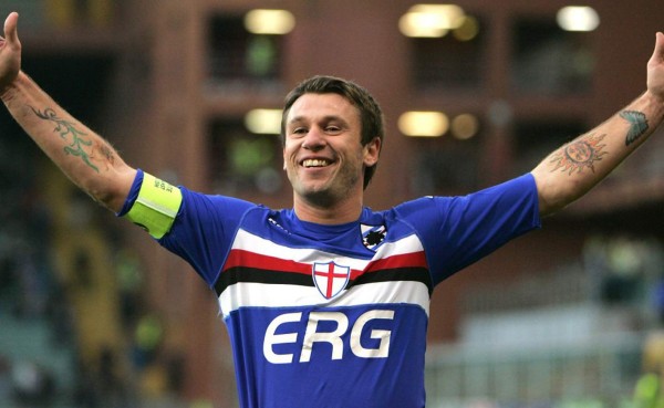 Antonio Cassano regresa a la Sampdoria
