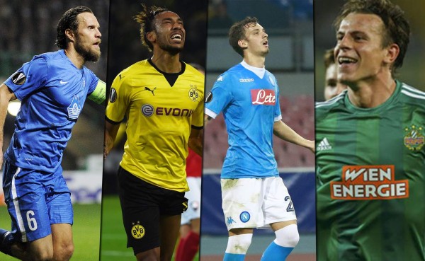 Nápoles, Dortmund, Molde y Rapid Viena, a dieciseisavos