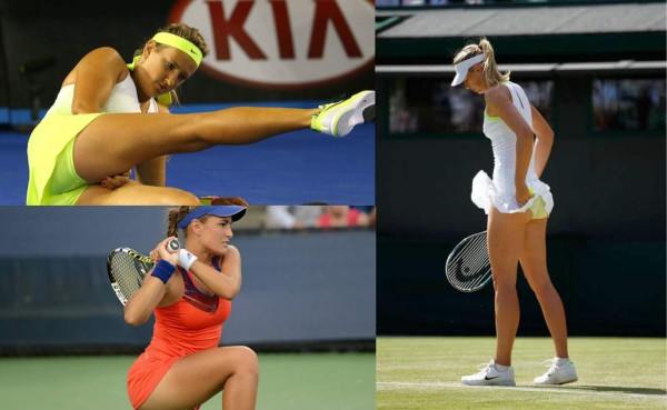 Fotos: Otros grandes descuidos que no se han visto de las tenistas en pleno partido