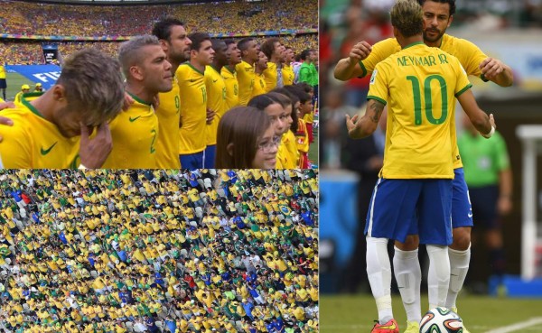 VIDEO: Neymar llora con el himno de Brasil