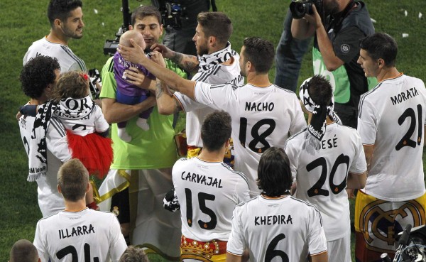 Espectacular festejo de 'La Décima' en el Bernabéu